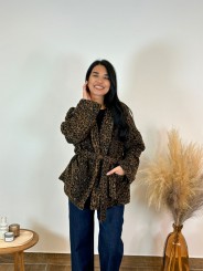 Kimono Adèle Léopard
