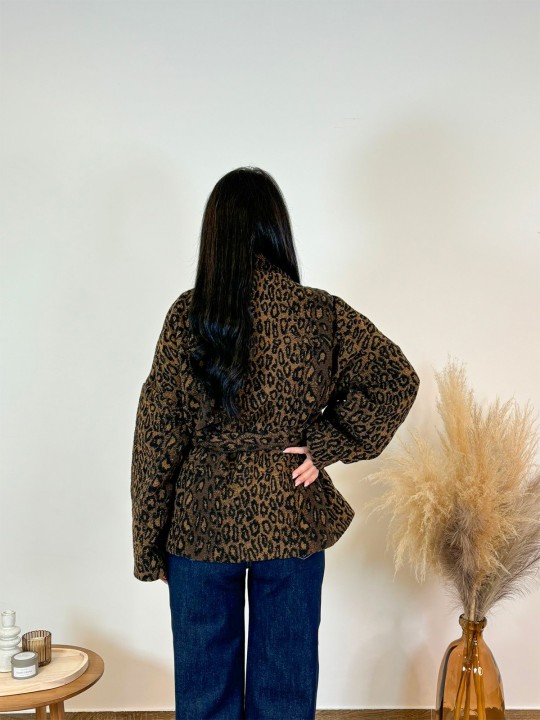 Kimono Adèle Léopard