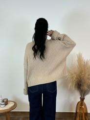 Pull col roulé Aya