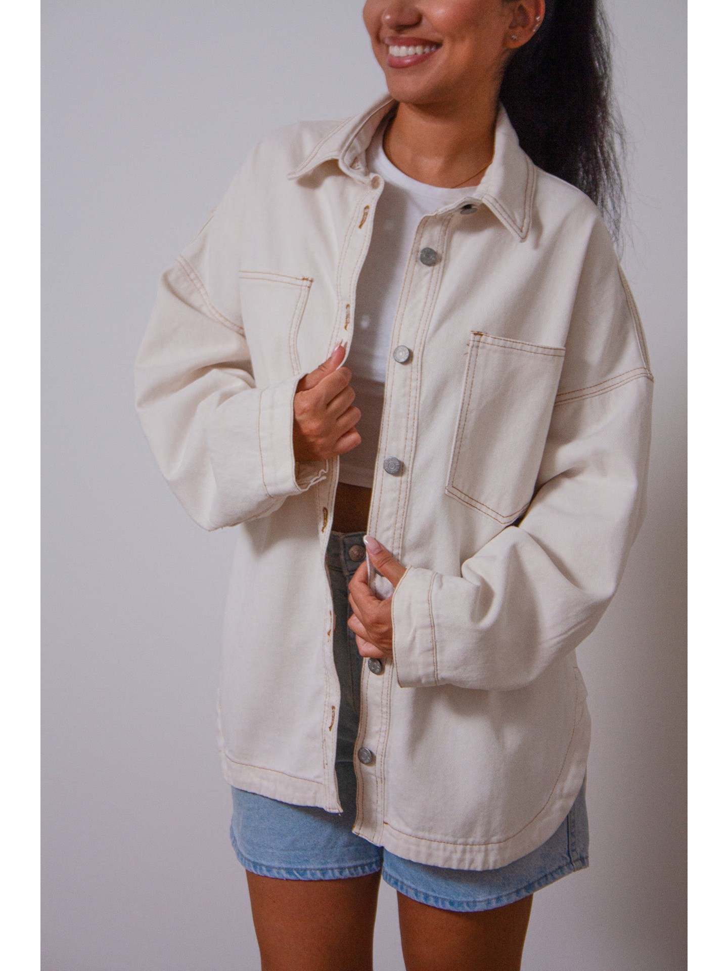 Veste en denim Naomie